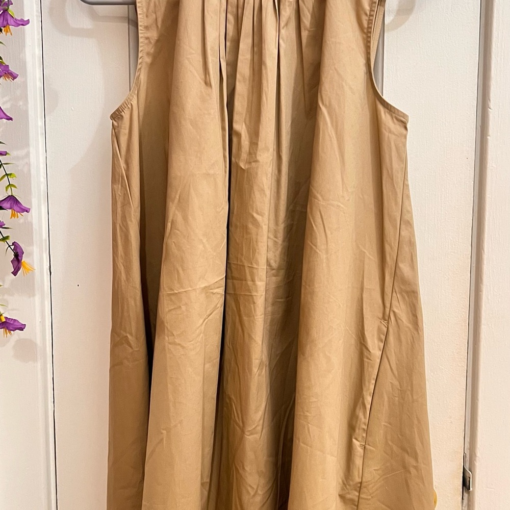 Banana Republic Sleeveless Beige Dress
